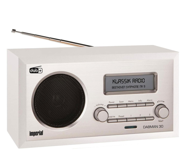 IMPERIAL Imperial DABMAN 30 DAB+ / FM Radio Białe - 1535011 - zdjęcie 2